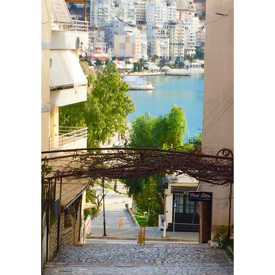 Hotel Rai Sarande Bagian luar foto